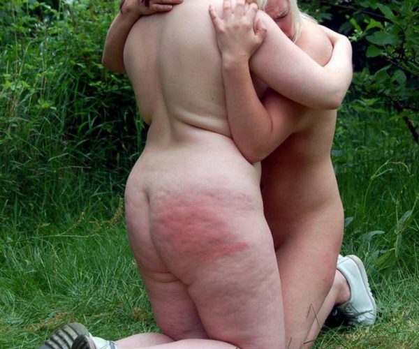 Spanking and Shame Outdoors